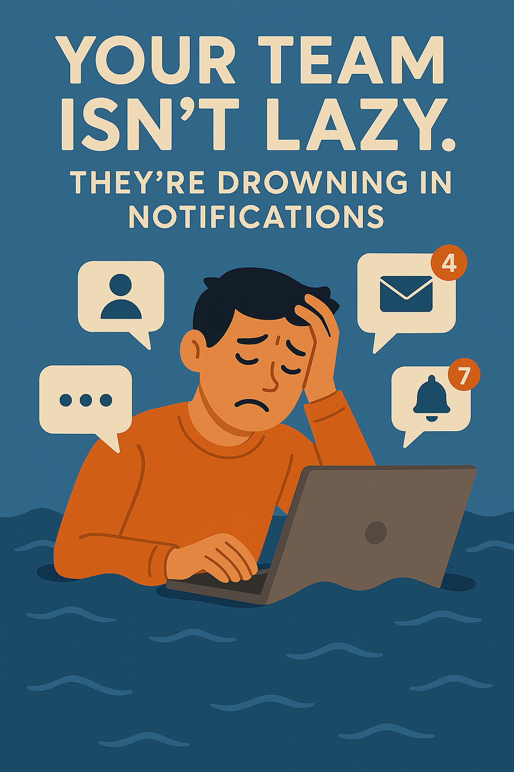 Your Team Isn’t Lazy. They’re Drowning in Notifications.